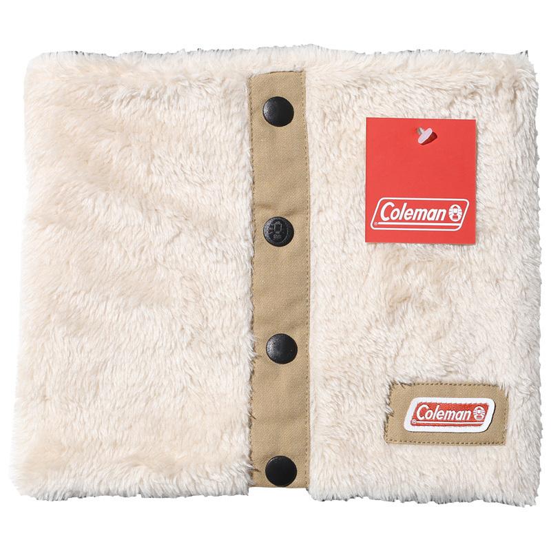 アウトドアウェア コールマン 送料無料キャンペーン Coleman 21秋冬 ボアネックウェア 100円 フリー ベージュ2
