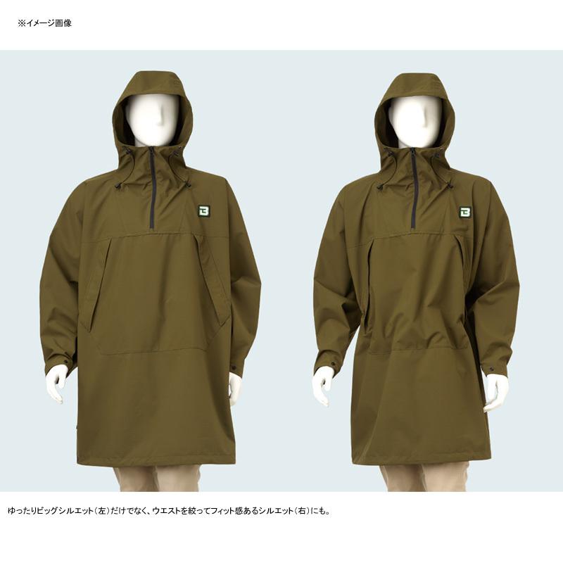 ビートゥルー エバーグリーン ブラック　エバーグリーン Lクラス) アノラックポンチョ(M〜L B-TRUE アノラックポンチョ B-TRUE EVERGREEN ウェア