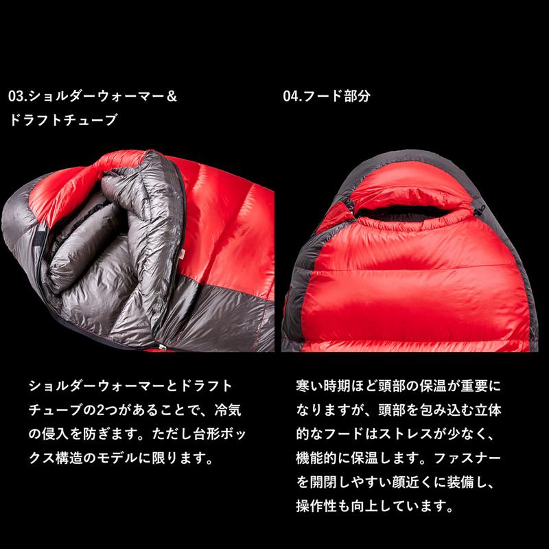 マミー型シュラフ ナンガ LEVEL8-20 UDD BAG レギュラー GRY(グレー)｜naturum-outdoor｜06