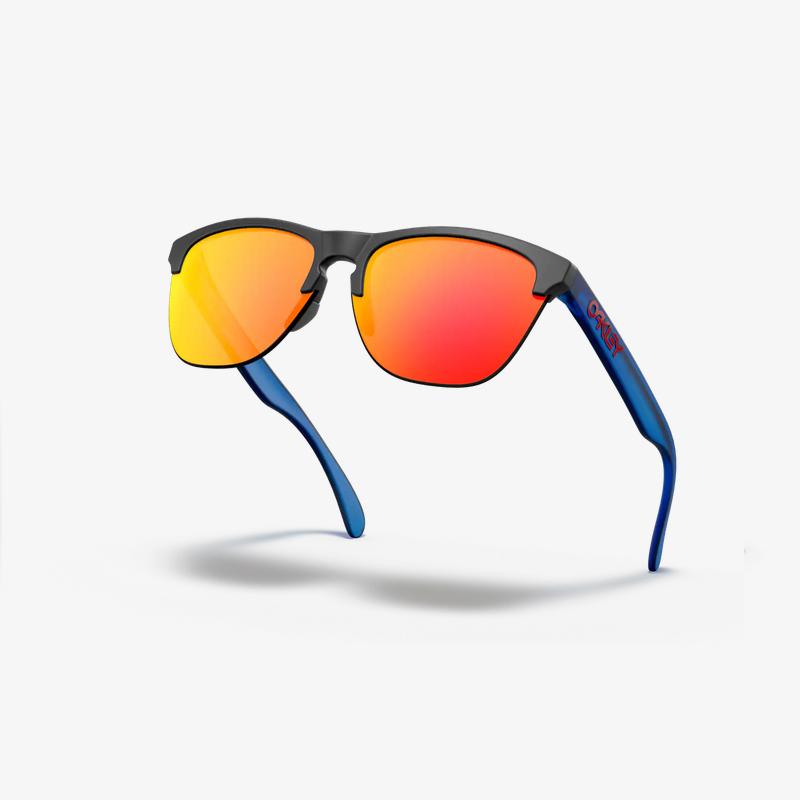 オークリー MAVERICK VINALES SIGNATURE SERIES FROGSKINS LITE M(132mm) M.BLACK INK/RUBYの画像