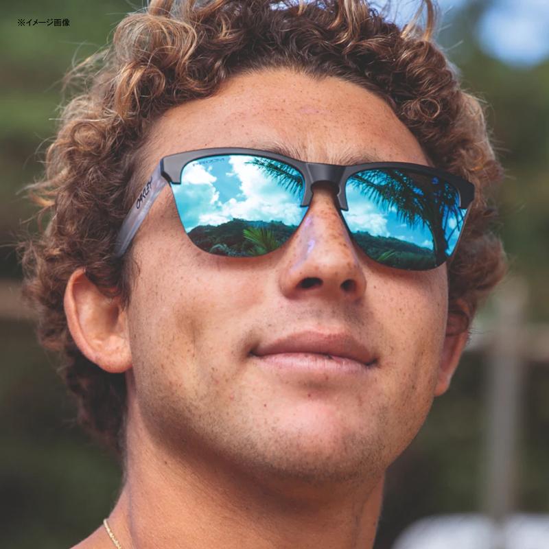 オークリー MAVERICK VINALES SIGNATURE SERIES FROGSKINS LITE M(132mm) M.BLACK INK/RUBYの画像