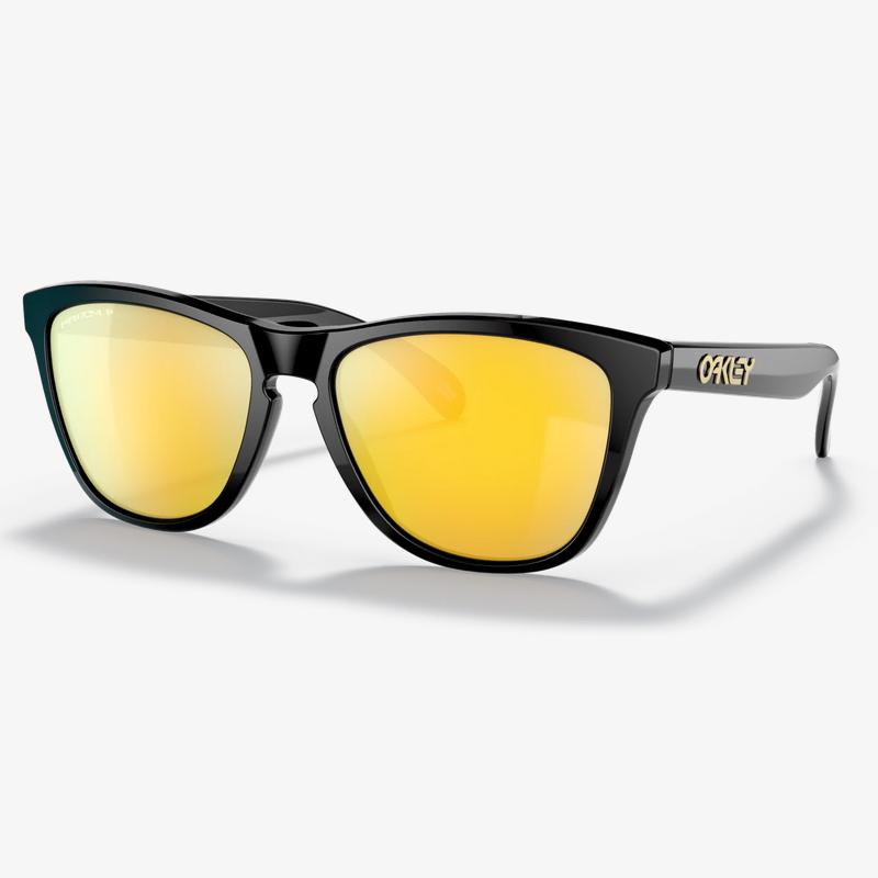 オークリー FROGSKINS(フロッグスキン)/LOW BRIDGE FIT XL(137mm) P.BLACK/24K