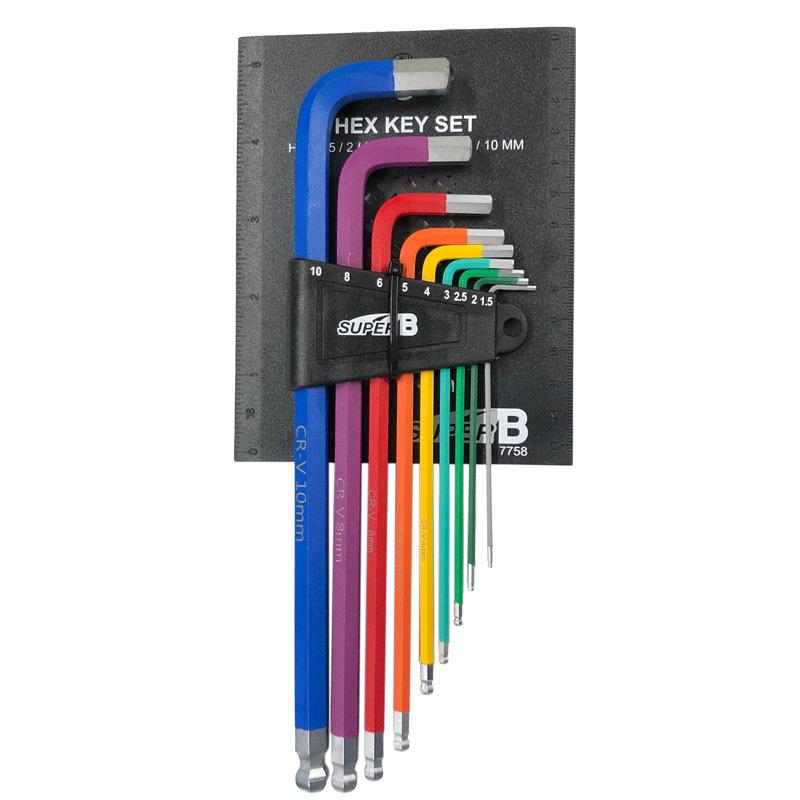 自転車メンテナンス用品 SUPER B 六角レンチセット 色付 1.5 2 2.5 3 4 5 6 8 10mm 品質満点 自転車メンテナンス用品 SUPER B 六角レンチセット 色付 1.5 2 2.5 3 4 5 6 8 10mm 品質満点