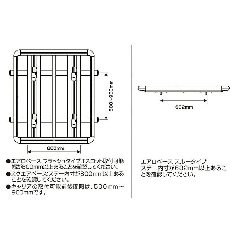 イノー ルーフデッキ 120 BLACK(ブラック)