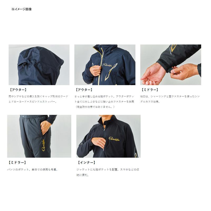 フィッシングウェア がまかつ スーパーオールウェザースーツ GM-3659 L ブラック|naturum-outdoor|04
