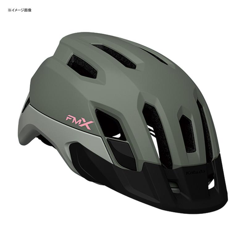 自転車アクセサリー OGK KABUTO FM-X(エフエム・エックス) バイザー付ヘルメット 自転車/サイクル 57-59cm マットアッシュブルー_1