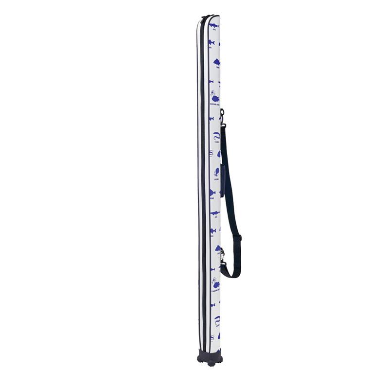 ハードロッドケース がまかつ スリムロッドケース Gc 270 145cm ホワイト 魚柄 クーポン対象外
