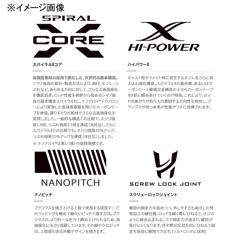 シマノ（SHIMANO） オフショアロッド 22 オシアプラッガー フレックス