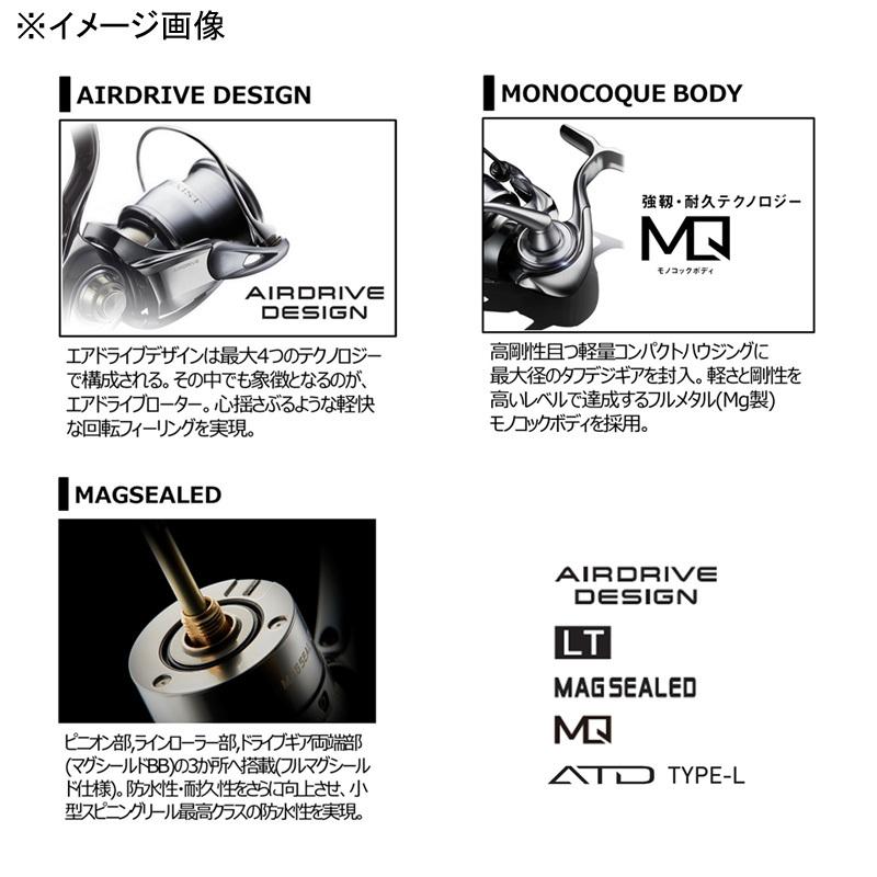 DAIWA（ダイワ） スピニングリール 22EXIST(イグジスト) LT2500S-DH