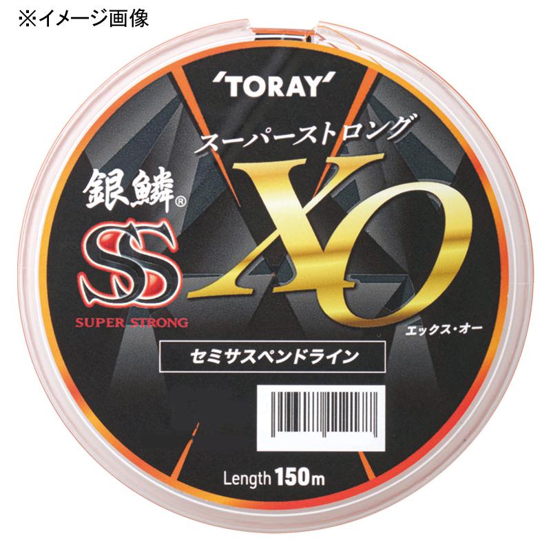 道糸 東レモノフィラメント 銀鱗SS XO(スーパーストロング エックス・オー) 150m 4号 エクストラマットオレンジ｜naturum-outdoor