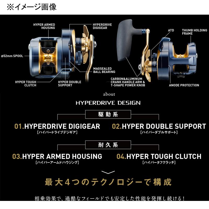 DAIWA（ダイワ） ベイトリール 22SALTIGA(ソルティガ) 15HL 左ハンドル