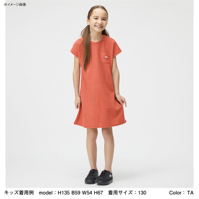 パンツ ザ・ノース・フェイス Girl’s ショートスリーブ ラッチ パイル ワンピース ティー ガールズ 120cm ニュートープ(NT)｜naturum-outdoor｜08