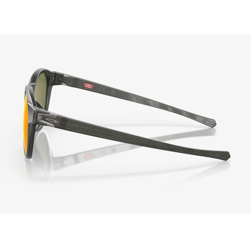 偏光グラス オークリー REEDMACE(リードメイス)/LOW BRIDGE FIT matte grey PRIZM RUBY POLARIZEDの画像