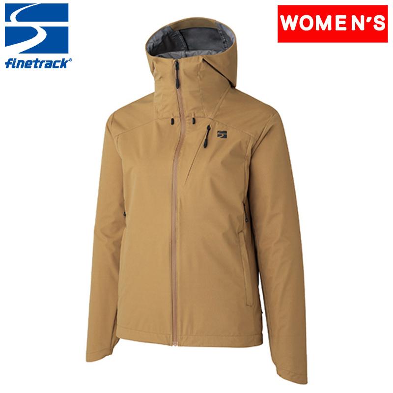 ファイントラック ジャケット(レディース) フロウラップ フーディ ウィメンズ  L  CAME(キャメル) ファイントラック（finetrack） ジャケット(レディース) フロウラップ