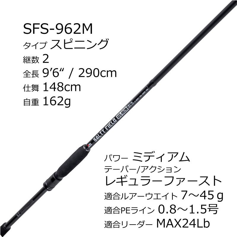 アブガルシア ソルティーフィールド SFS-962M(スピニング・2ピース)｜naturum-outdoor｜02