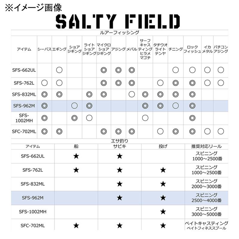 アブガルシア ソルティーフィールド SFS-962M(スピニング・2ピース)｜naturum-outdoor｜04