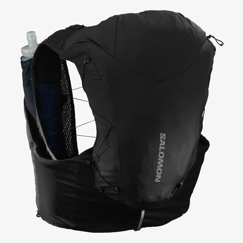 サロモン ADV SKIN 12(アドバンスド スキン 12)/フラスク付き M BLACK 