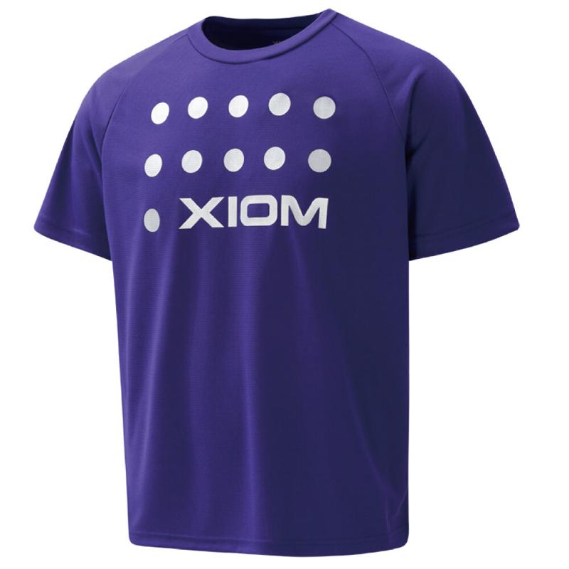 ナチュラム アウトドア専門店卓球ウェア XIOM XL T-シャツ カラーライン ブラック