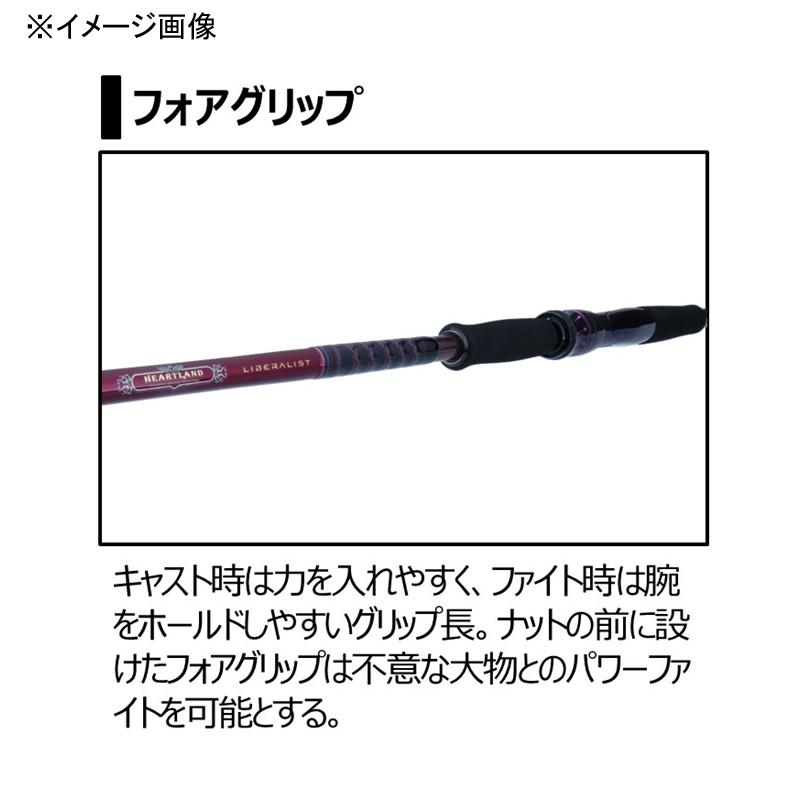 DAIWA（ダイワ） バスロッド ハートランド リベラリスト 763M+RSB-23
