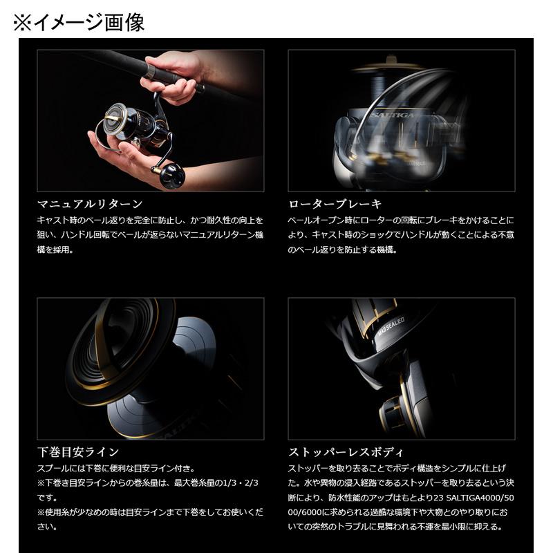 DAIWA(釣り) スピニングリール ダイワ 23ソルティガ 4000-XH DAIWA(釣り) スピニングリール ダイワ 23ソルティガ 4000-XH