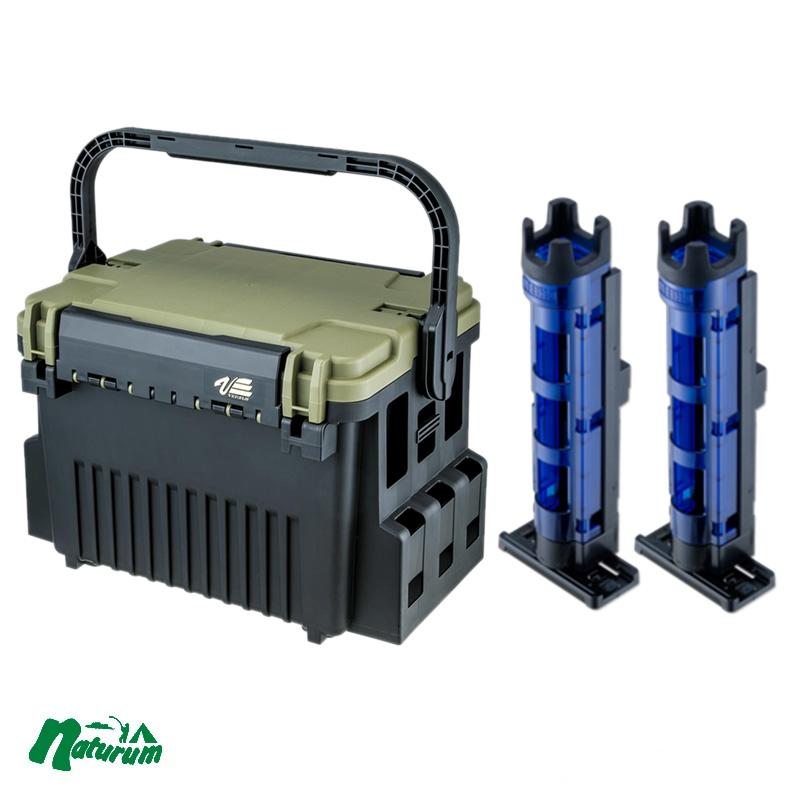 メイホウ タックルボックス VS-7095N+ロッドスタンド BM-250 Light(お得な3セット)   クリアブルー×ブラック メイホウ（MEIHO） タックルボックス VS-7095N+ロッドスタンド BM-250