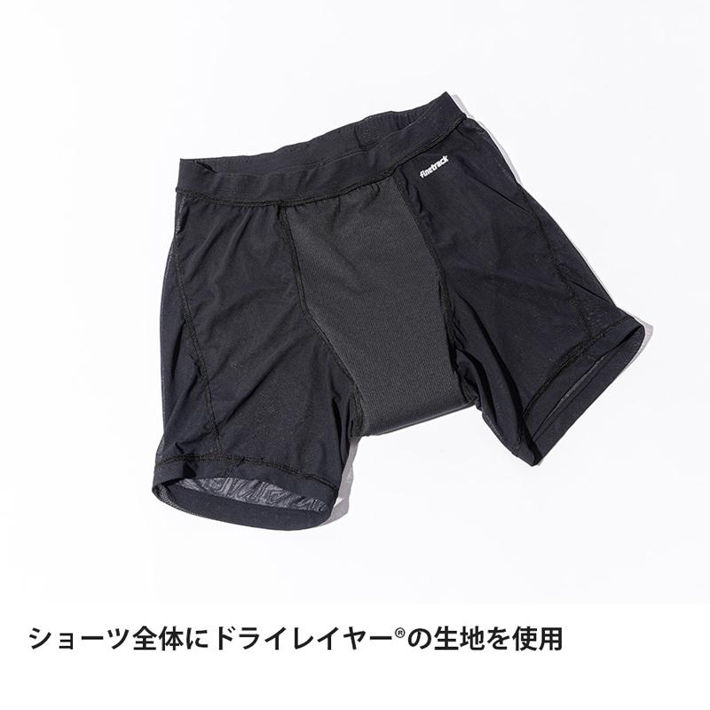 アンダーウェア(メンズ) ファイントラック ドライレイヤー オール ロード ショーツ メンズ S ブラック(BLCK)｜naturum-outdoor｜06