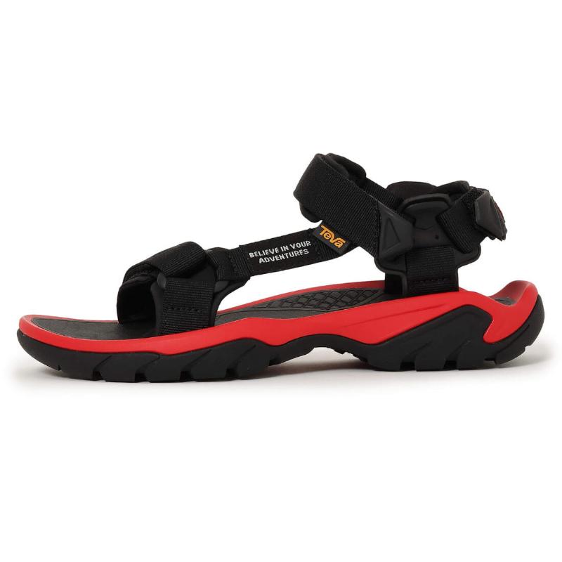 ナンガ 〈NANGA×Teva〉TERRA FI 5(テラファイ 5) 7/25.0cm BLK×RED｜naturum-outdoor｜03