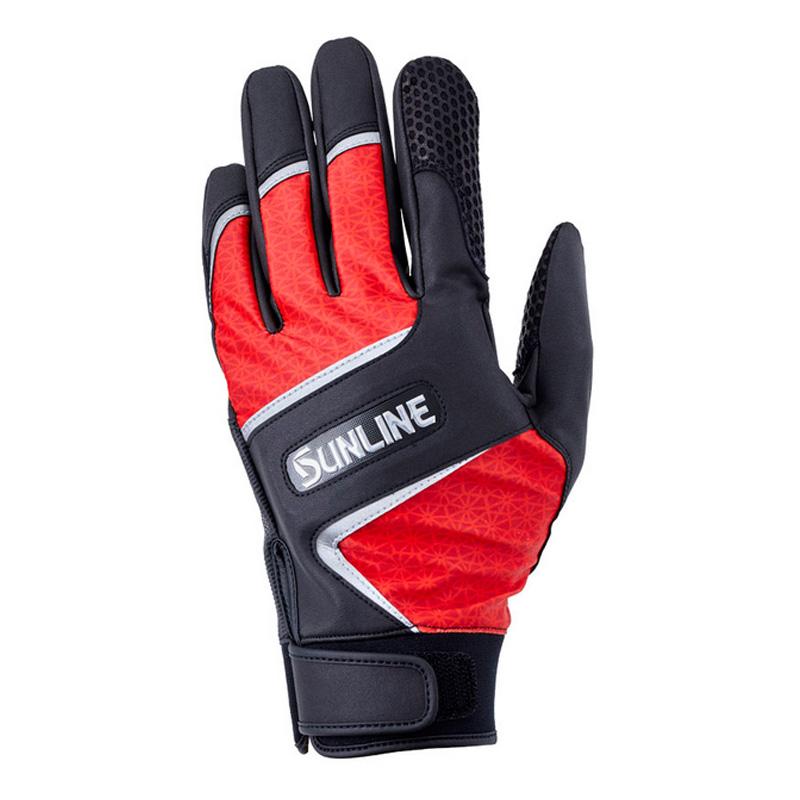 フィッシンググローブ サンライン バーサタイルソルトグローブ LL レッド 3398379ナチュラム Yahoo!ショッピング店 通販