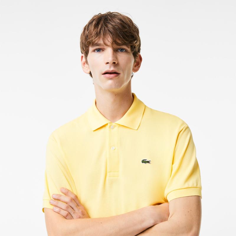 トップス(メンズ) LACOSTE L.12.12 ポロシャツ(無地・半袖)メンズ 5(Lサイズ) イエロー｜naturum-outdoor｜08