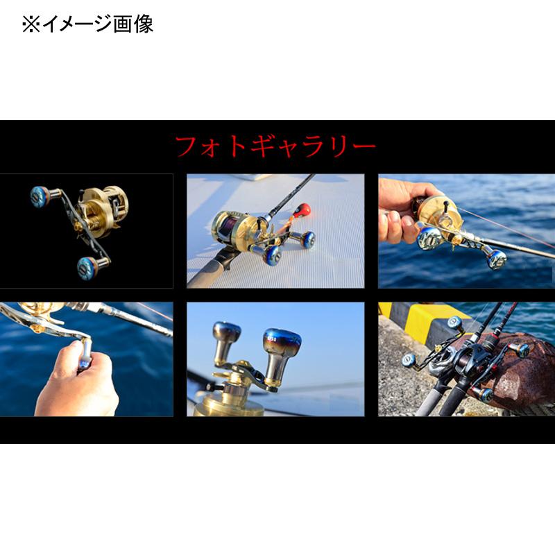 リールカスタムパーツ LIVRE FullComp クランク120 ダイワ用 右巻き ガンメタP+ブルーGの画像
