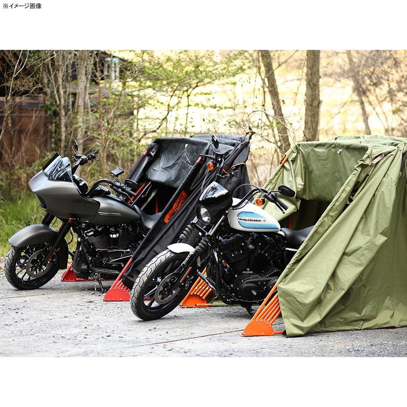 モーターサイクル用品 ドッペルギャンガー ストレージバイクシェルター2(交換用カバー) グラウ(グレー×ブラック)｜naturum-outdoor｜08