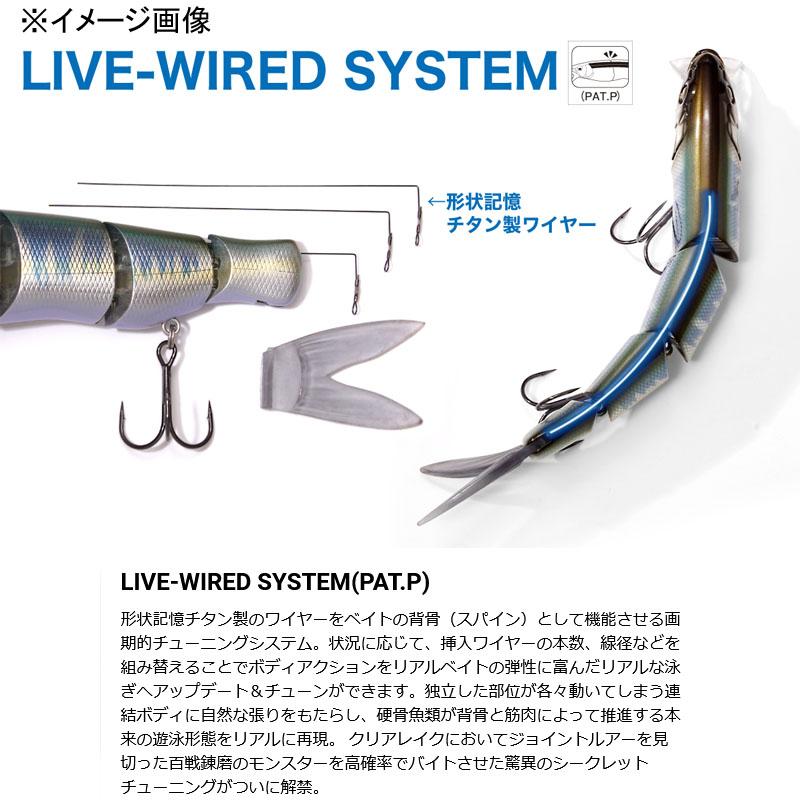 バス釣り用ハードルアー メガバス SPIN-X 190F(スパインエックス 190F) 190mm 和銀オイカワ｜naturum-outdoor｜03