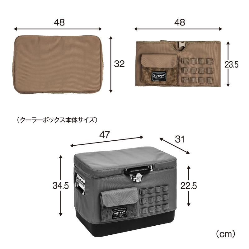 TENT FACTORY クーラーカバージャケット M WB｜naturum-outdoor｜14