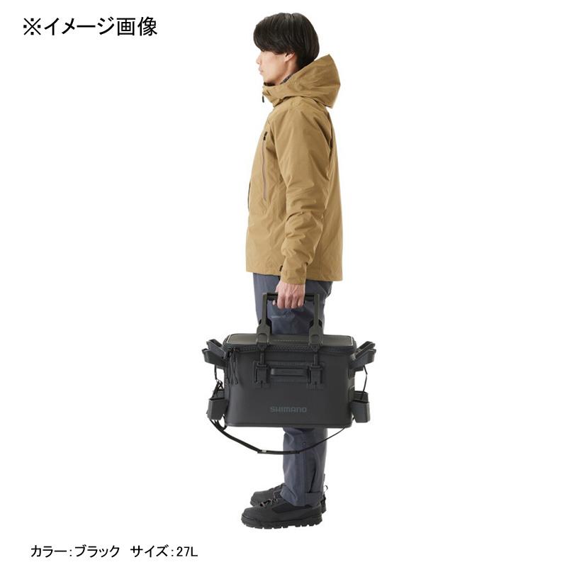 タックルバッグ シマノ BK-024W ロッドレスト タックルバッグ (レスト4/ハードタイプ) 27L ブラック｜naturum-outdoor｜06