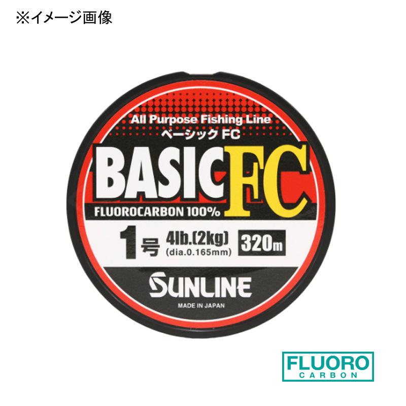 ルアー釣り用フロロライン サンライン ベーシックFC 320m 1.25号/5lb クリア｜naturum-outdoor｜02