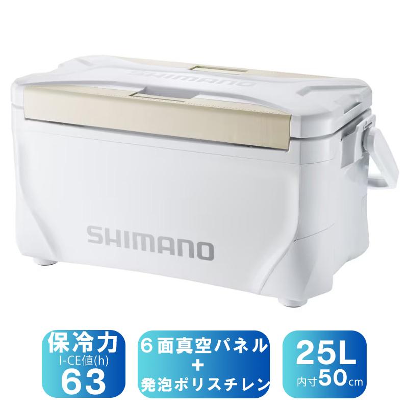 シマノ フィッシングクーラー NS-125Y スペーザ プレミアム 25L 