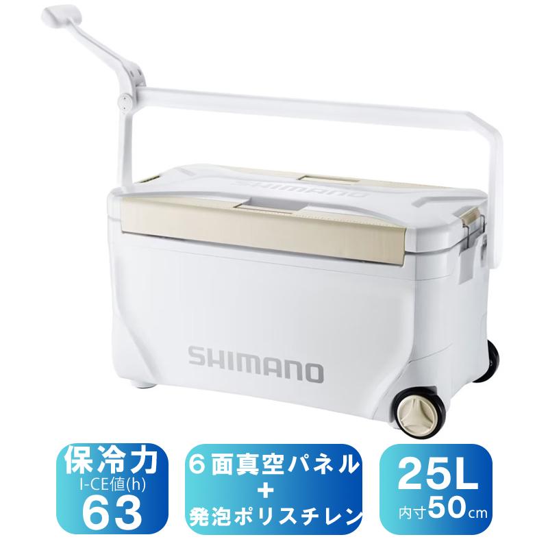 シマノ スペーザ プレミアム 25L キャスター プレミアムホワイト NS