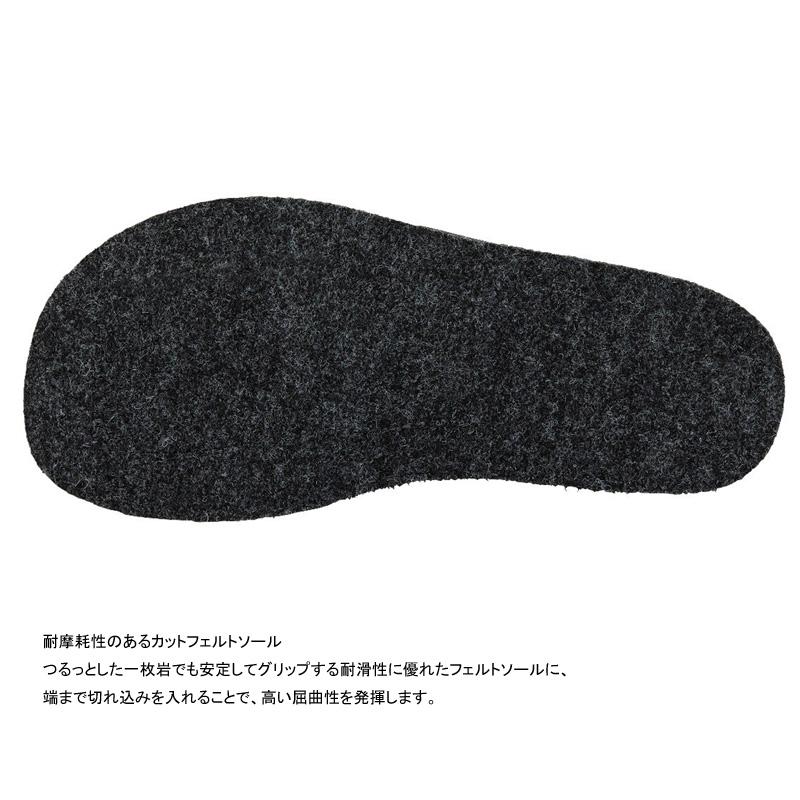 渓流仕掛け・淡水仕掛け シマノ FT-044X カットフェルトタビ 中丸 L ブラック
