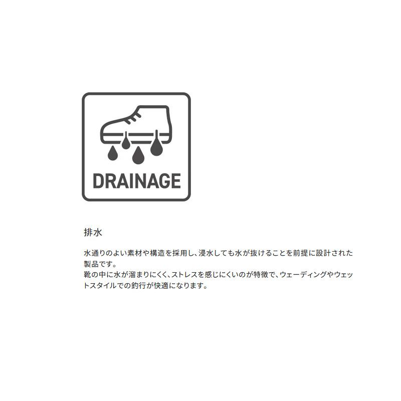 渓流仕掛け・淡水仕掛け シマノ FT-044X カットフェルトタビ 中丸 L ブラック