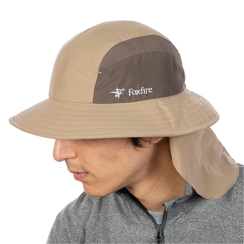 帽子 Foxfire 24春夏 SCシールド ハット フリー 010(カーキ)｜naturum-outdoor｜03