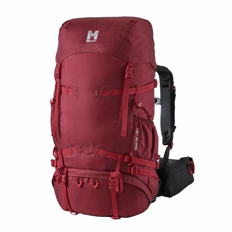 ミレー 登山・トレッキングバッグ SAAS FEE NX 50+(サースフェー NX 50+)  50+L(L)  N1546(DEEP RED) 登山・トレッキングバッグ ミレー SAAS FEE NX 50+(サースフェー 50+)