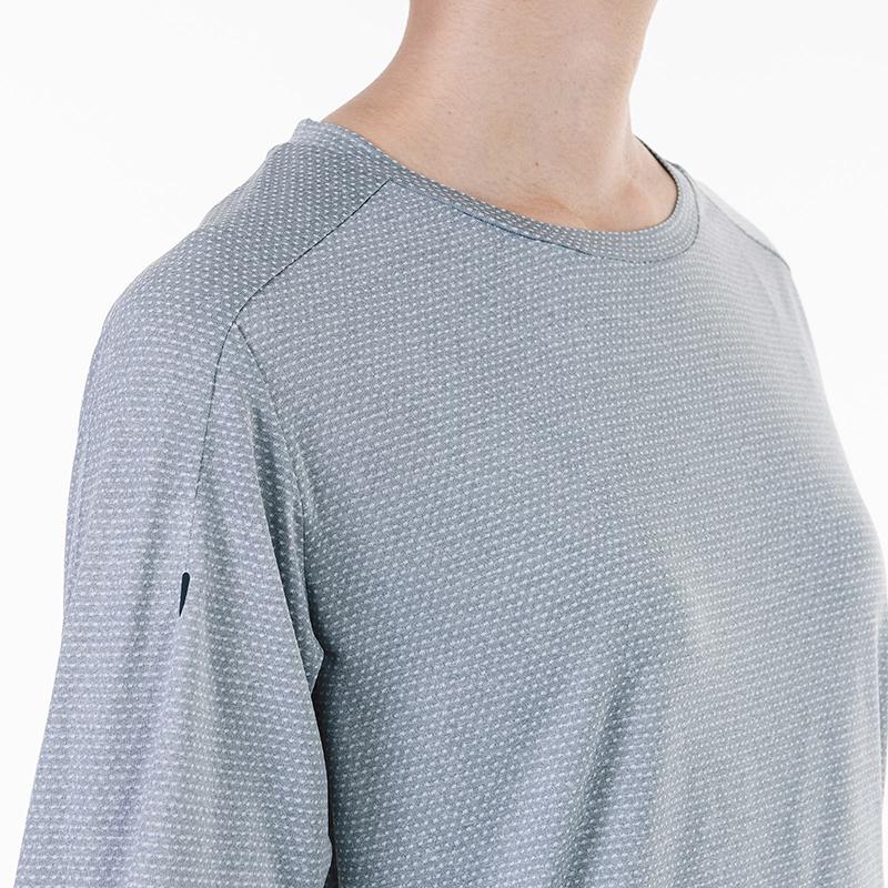 トップス(レディース) ミレー 24春夏 HEATHER MESH CREW LS W(ヘザー メッシュ クルー ロングスリーブ) S N7372(SILVER)｜naturum-outdoor｜08