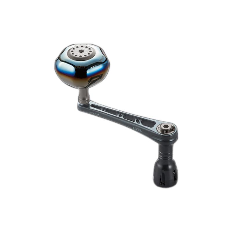 LIVRE リールカスタムパーツ POWER93(PT52) ダイワ4500-5500番用 LR共通  93mm  チタンP+レッドG 1/1は全品+P5% リールカスタムパーツ LIVRE POWER93(PT52) ダイワ4500