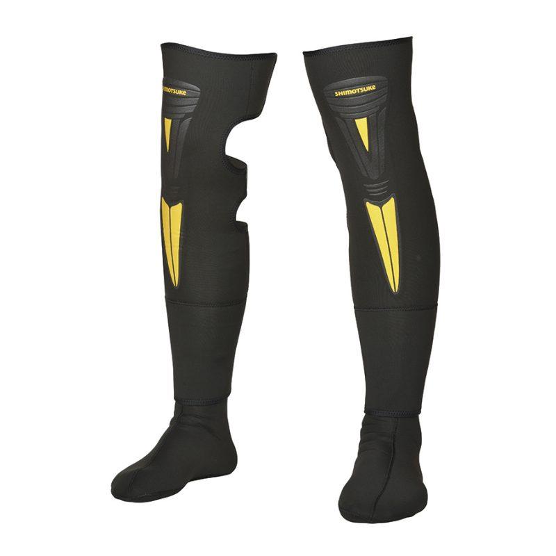 しもつけ 渓流仕掛け・淡水仕掛け MJBライトウェットゲーターTG 2mm先丸  M  ブラック×ゴールド 渓流仕掛け・淡水仕掛け しもつけ MJBライトウェットゲーターTG 2mm先