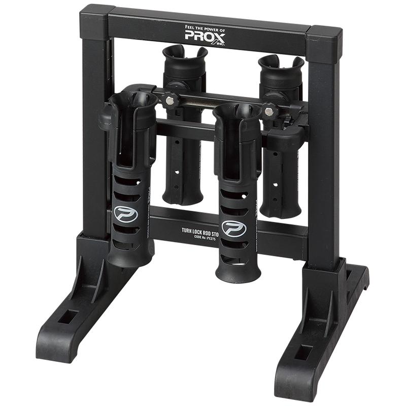 PROX（プロックス） ターンロックロッドストッカー 4本用 ブラック