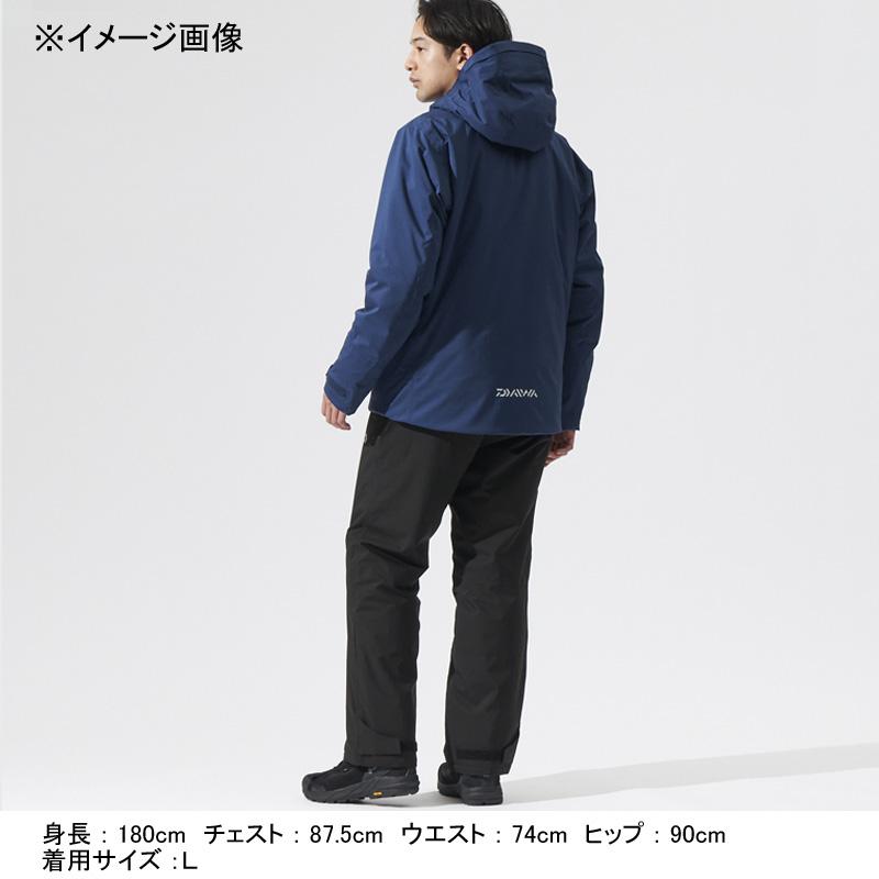 釣り用防寒レインウェア ダイワ DW-3524 RAINMAX ウィンタースーツ 2XL ブラックの画像
