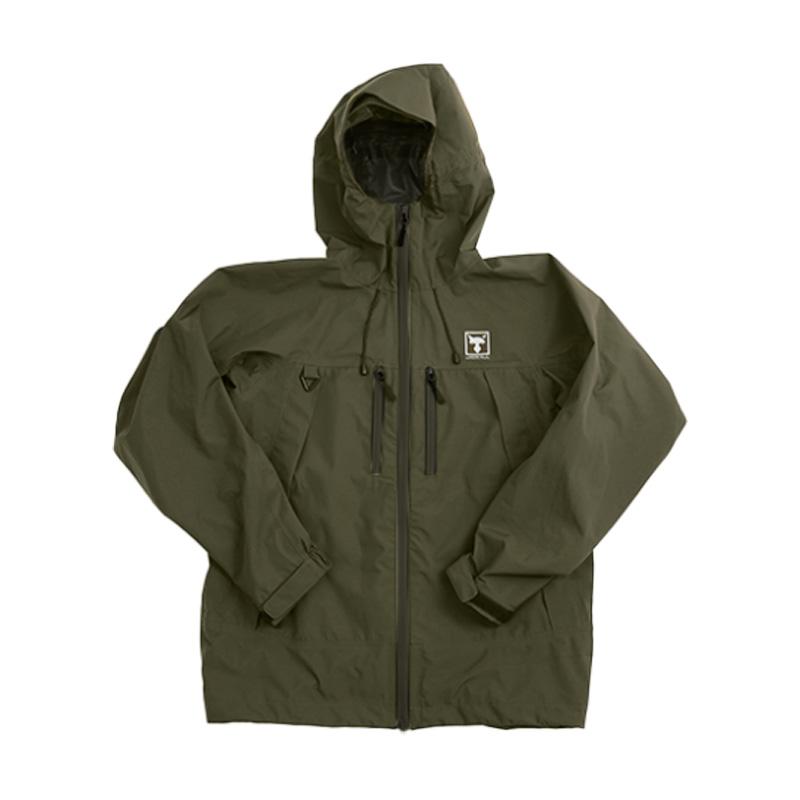 JACKALL フィッシングジャケット オリーブ JACKALL（ジャッカル） フィッシングウェア クラウドシェルジャケット