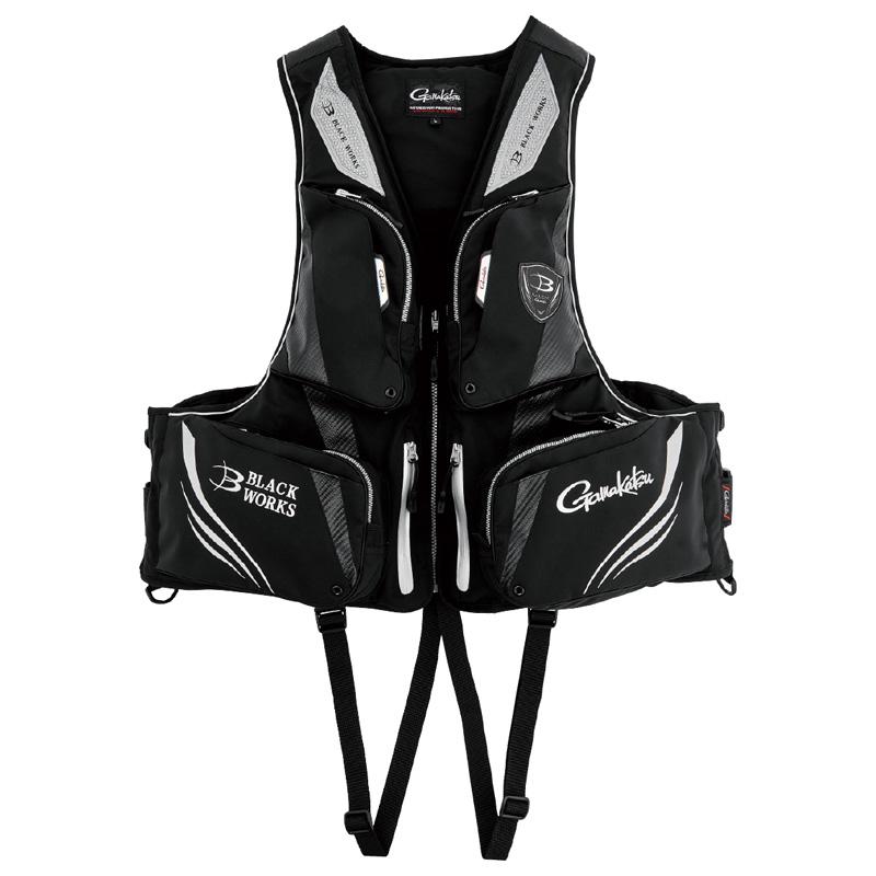 がまかつ フィッシングベスト GM6005 アルテマシールドプロFTベスト  L  ブラック×ブラック Gamakatsu（がまかつ） フィッシングベスト GM6005 アルテマシールド