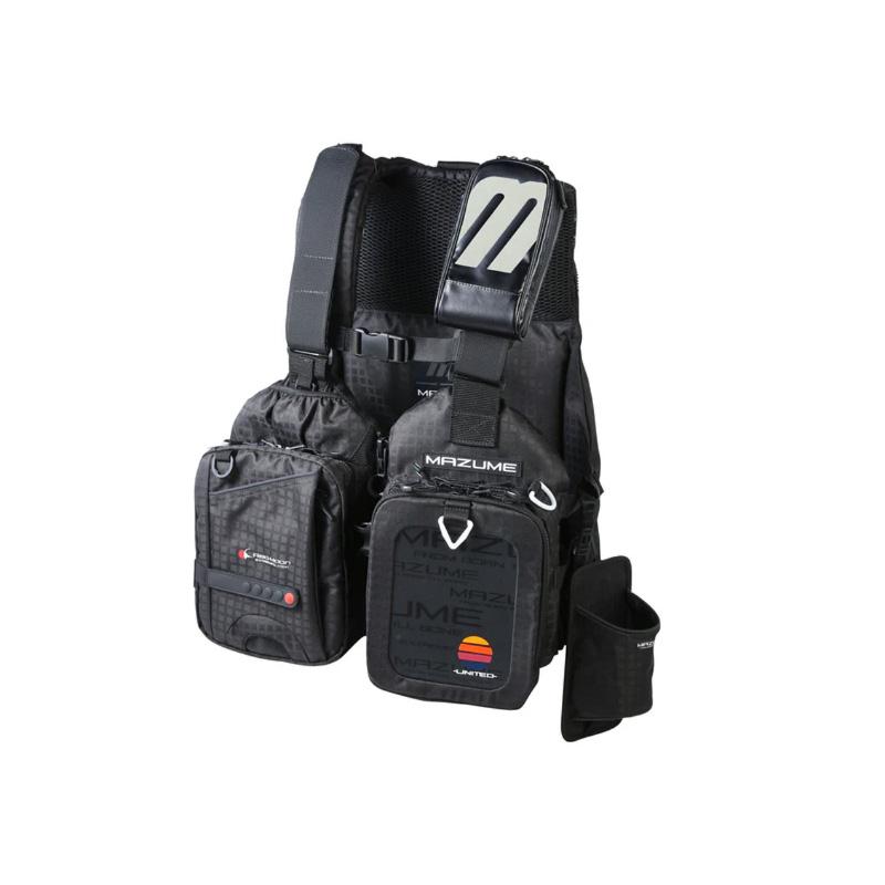 mazume Red Moon フィッシングベスト ブラック mazume Red Moon フィッシングベスト ブラック 【公式通販】