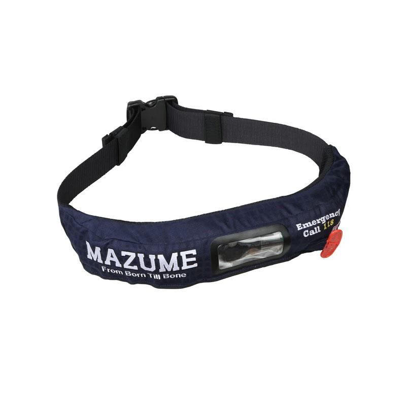マズメ フローティングベスト mazume インフレータブルウエストII タイプA 遊漁船(釣り船)対応  フリー  ブラック フローティングベスト マズメ mazume インフレータブルウエストII
